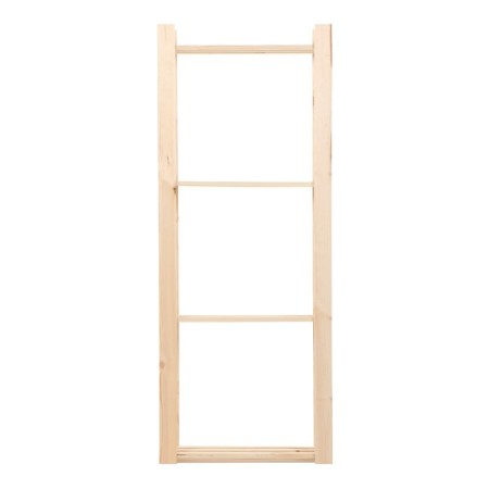 Wooden rack "Alpha", 64 × 28 × 159cm-3