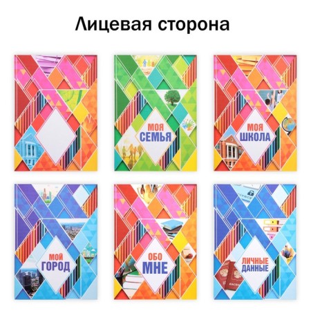 School folder on the rings "Portfolio of the Schoolchman", 13 sheets-undergraduate, 24.5 x 32 cm.-3