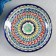 Largan Rishtan ceramics "Patterns", 25 cm, blue