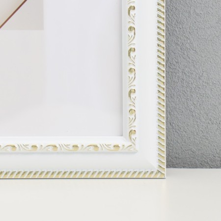 Photo frame Plastic "Mira" 30x40 cm white (plastic screen)-2