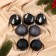 Set of balls plastic D-6 cm, 7 pcs "Air feathers" blue