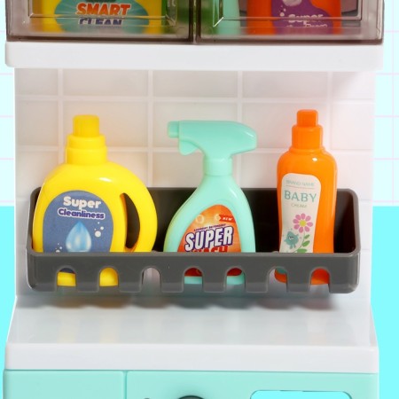 A set of furniture for dolls "Bathroom": a bathroom, decent, dressing room-20