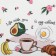 Catcelle kitchen. Dolyana "Life with You" 28x46 cm, Rogozhka, 100% HL, 160g/m2