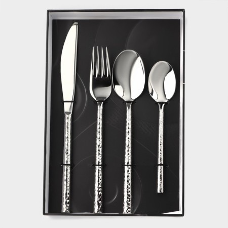 A set of cutlery made of stainless steel Magistro Spark, 4 objects, chrome color-3
