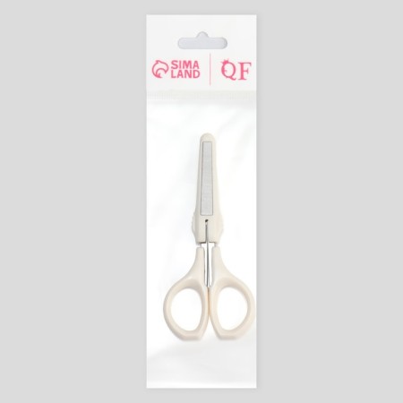 Scissors are manicure, with a cap-drop, straight, 9.6 cm, silver/gray color-5