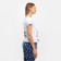 Female set (T -shirt, trousers) sailor, white color, size 42