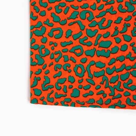Women's dress Minaku: Silk pleasure Orange color, size 46-7
