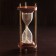 Sanding clock "Mirage" wood, brass (7 min 30 sec) 9x9x21.5 cm