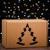 Gift box No. 25, brown, team, 33.2 x 21.3 x 17.3 cm