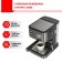 Coffee machine JVC JK-CF33, Rozhkova, 1050 W, 1.5 l, black