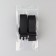 Holder for the straps of a backpack: Fastex 25 mm, with regulators, maximum sling length 50 cm, black color
