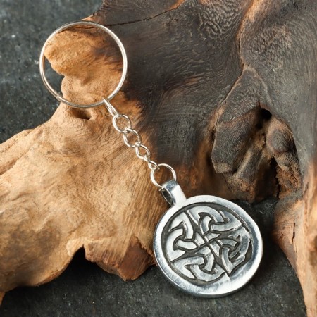 Protective amulet "Sunny Knot", 30x30mm, metallic-6