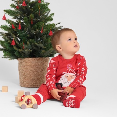 Combineson crumb I "Happy Winter 2", height 62-68 cm, red-1