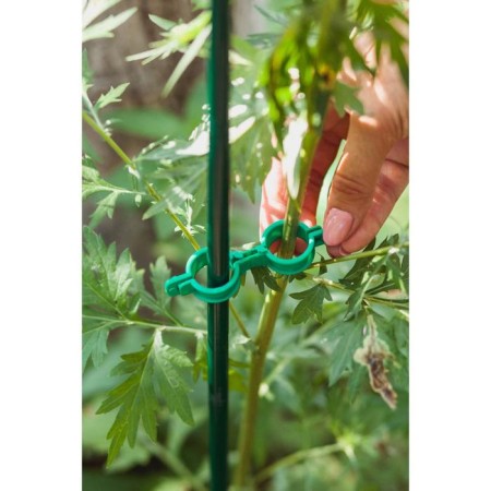 Garden clip, d = 20 mm, set 20 pcs., Green, Greengo-5