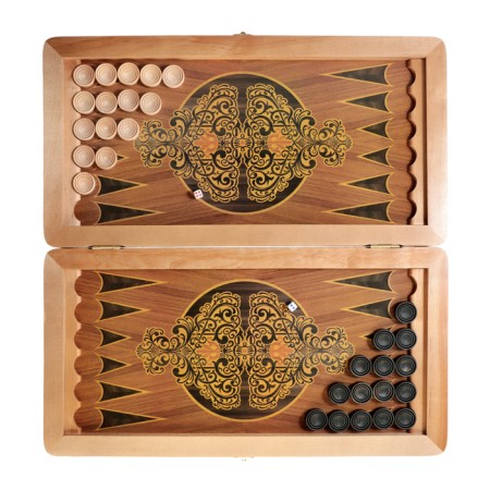 Black backgracks are large 50 x 50 cm, black, board game-1