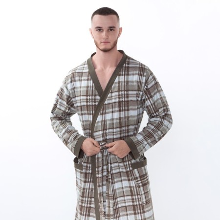 Male robe, brown color, size 50-1