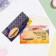Money envelope "Congratulations!" Cutting, embossing, patterns, blue background, 8x17 cm