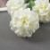 Artificial flowers "Hydrangea luxury bush" 64 cm, white