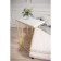 The table Nami Gold, 500x310x705, white marble/gold