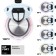 Electric kettle KitFort KT-640-1, glass, 1.7 l, 2200 watts, backlight, blue
