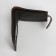 Male purse for magnet, department for bills, cards, coins, brown color