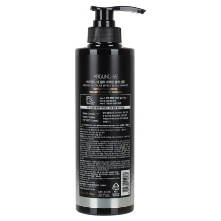 Hair shampoo with staining effect Around Me Color Effect Black Shampoo-1