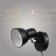 Sconces with the Sevantos wire E27 40W Black 9x9x14 cm