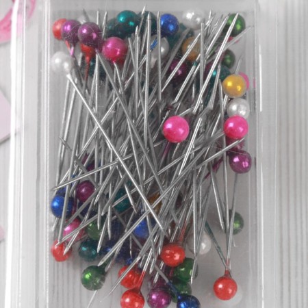 Portnovskiy pins, 35 mm, 80 pcs, colorful color-1