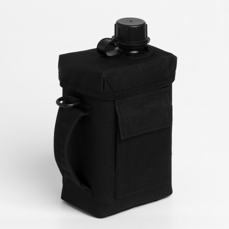 Tourist Flood "Adventure" 2 l, with a cover, black-5