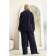 Female costume: cardigan, trousers, size 52, black color