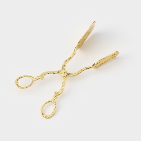 Pods for serving rectangular "rhat gold", h = 22 cm, gold color-1