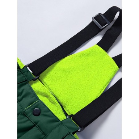 Ski costume for a boy, height 122 cm, green color-11