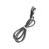 Type-C cable-Type-C, 3 A, 66 W, fast charging, fabric braid, 1 meter, gray