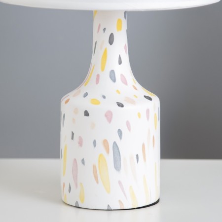 Table lamp "Izel" E14 40W white 22.5x22.5x37 cm Risalux-2