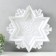 Figure "Snowflake" Small silver, half, 38x36 cm