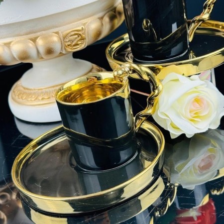 Lenardi coffee set, porcelain, 12 items