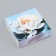 Box for sweets with a shell 9 pcs without a window "since March 8", 13.7 x 13.7 x 3.5 cm. Confectionery packaging