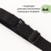 Tekstil straps, 1.8 cm, 45 cm, steam, black color