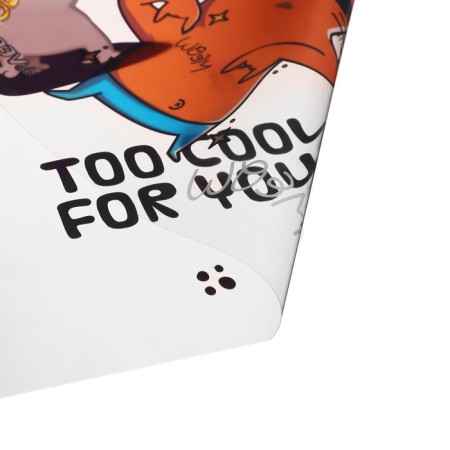 Laying on the table plastic B2 (700 x 500 mm) 150 μm, Hey Bro-1