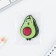 A wooden key key "Avocado" 5 x 6 cm
