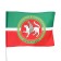 Tatarstan flag, 90 x 135, polyester silk, without a pole
