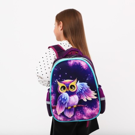 Backpack backpack Calligrata, 39x30x14 cm, "owl", for girls-19