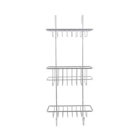 Axentia 3-tier shelf, straight, hinged with two hooks, 22x57x17.5 cm-1