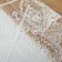 Lace on a grid, 145 mm × 11 ± 1 m, ivory color