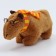 Soft toy "Capybara. Harry ", 10 cm, with scarf and glasses