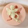 Mold Silicon "Angel with a harp" 8.4x5x1.7 cm