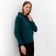 Feminine sweatshirt, emerald color, size 50