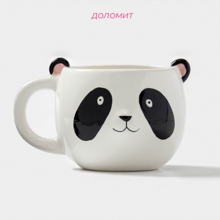 Panda Dolyana mug, 490 ml, white-1