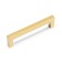 Square Cappio RSC008, stainless steel, m/o 128 mm, matte golden gold