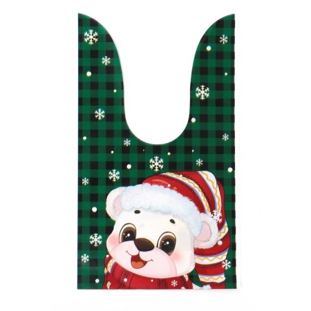 Polyethylene gift package with ears "New Year Mix", 13 x 23 cm-5
